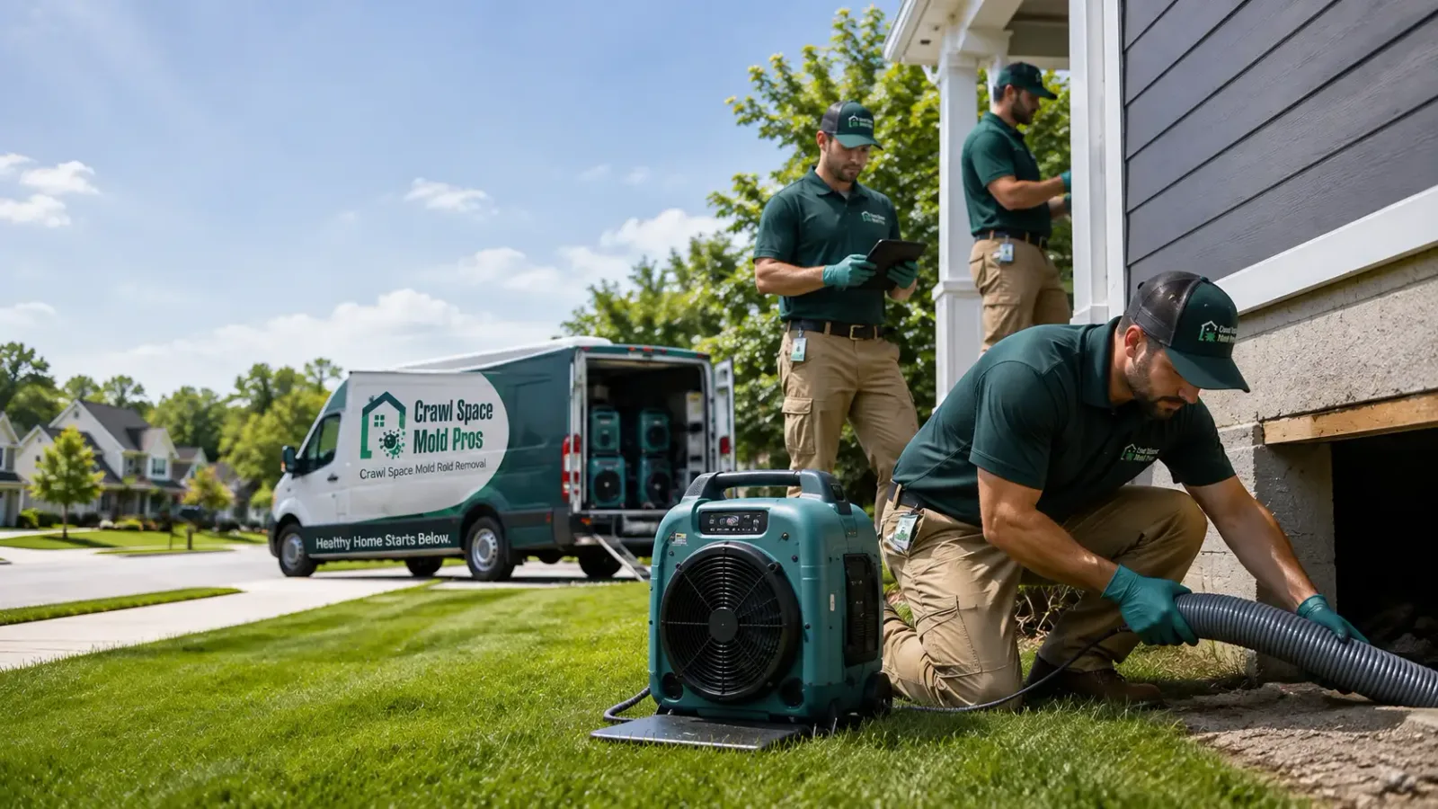 Crawl Space Mold Removal in Cochrane, WI